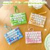 Hot Anime 26-Key Keyboard Keychain Stress Relief Fidget Toy Keyboard Button Finger Clicker Backpack Charms Christmas Gift