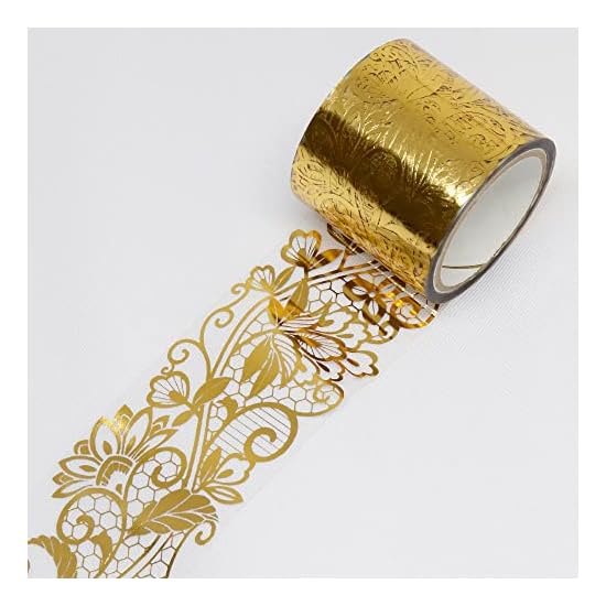 Made in Japan GR-4081 Kamiiiso Fleurie (Gold Foil) 35mm x 3m