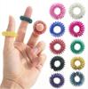 Anelli Sensoriali Dita Spinosi 10 Pezzi Massaggiatore Agopressione Sollievo dallo Stress Anti-Ansia Giocattoli Fidget Per Adolescenti Adulti Per Bambini Regalo di Compleanno per Bambini