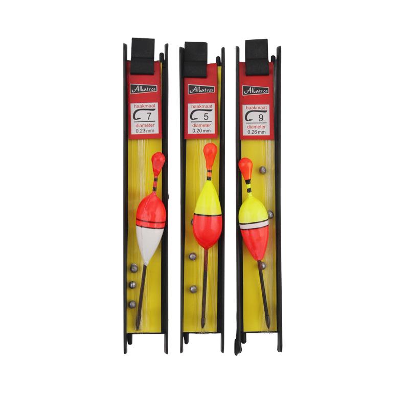 Visgerei Set: Zevenster- & Dikbuikdobbers, Loodjes, Lijn, Haken, Voorgemaakte Lijnsets