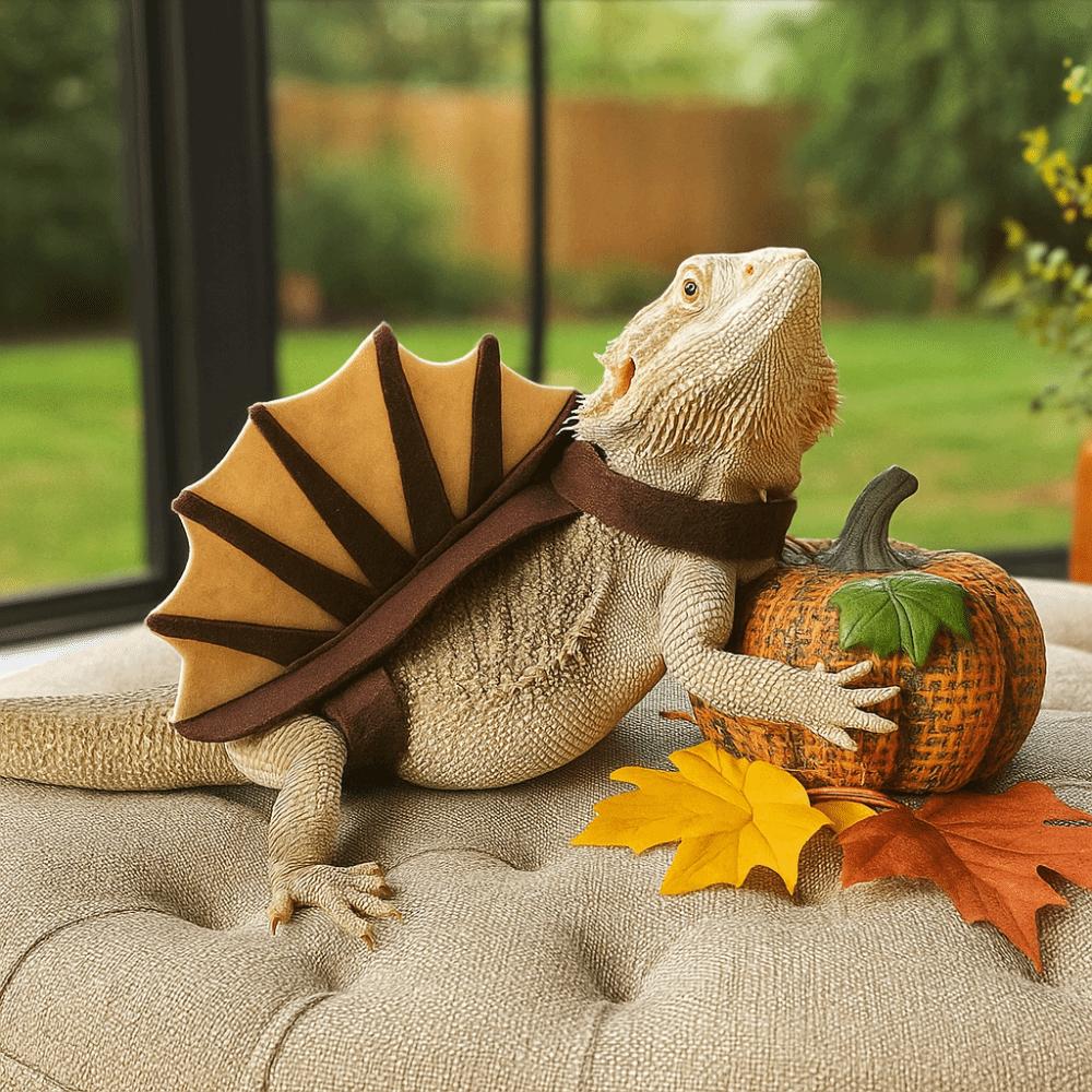 Thorn Dragon Dinosaur Shape Lizard Cloth Adjustable Creative Reptile Apparel Fun Outfits
