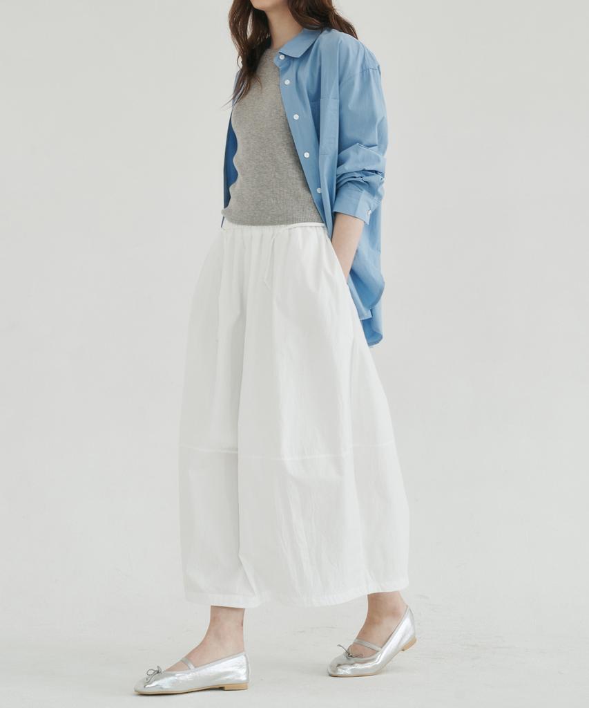Rosiro Pure Light Skirt White