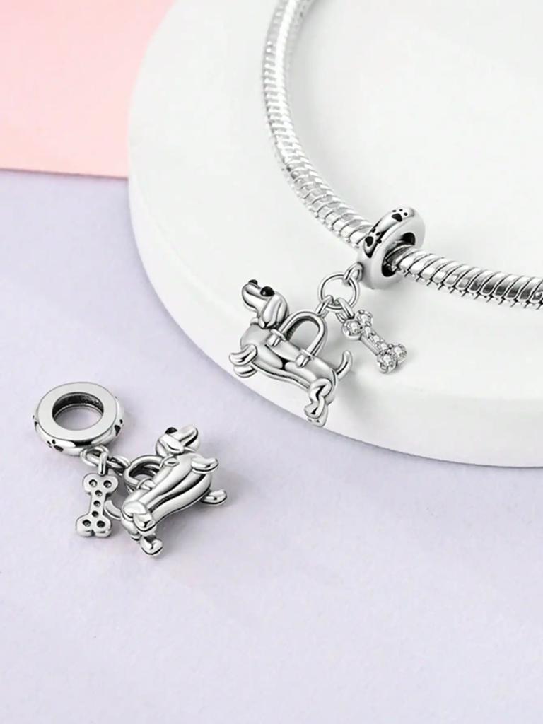 Charms Plata Black Cat And Cute Owls Beads For Charmsoriginales Bracelet Beads Jewellery Making Women'S Gift