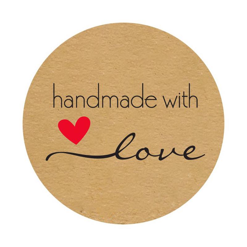 Cowhide Thank You Barcode Stickers: Handmade Round Self-Adhesive Labels for Baking Customization