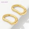 18K Gold Plated D-Ring Spring Clasp For Bracelet Making,Brass Buckle Clasp Carabiner,Locks For Jewelry,Accessories For Jewelry