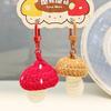 Colorful Mushrooms Little Plush Keychain Mushroom Cartoon Set Kids Gift Doll