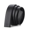 Men's genuine leather belt - no buckle, automatic clasp, full grain leather