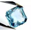 Fabulous Natural Sky Blue Aquamarine 12-13 Ct Square Cut Certified Gemstone