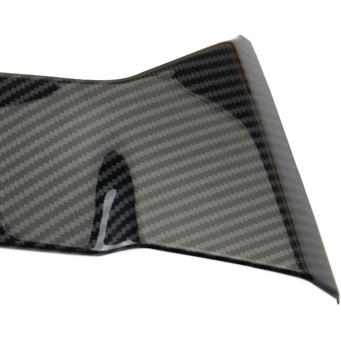 crosselec Carbon Fiber Interior Seats Center Cover Trim for Chevrolet Corvette C8 2020-2025 (for Convertible Model)