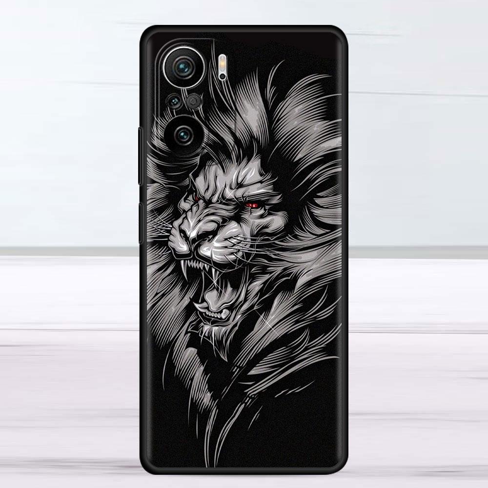 

Чехол для Xiaomi Redmi Note 11 9S 10 9 8 7 9A 9C 9i K40 8T 10C 9T K50 силиконовый чехол для телефона Лев Волк Redmi K50 Gaming
