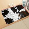 Cowhide Pattern Kitchen Floor Mat, Non-Slip and Floor Area Rug, Floor Mat, Entrance Kitchen Living Room Bathroom Home Decoration