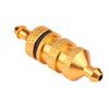 HSP Alloy Aluminum Oil Nitro Fuel Filter for 1/8 1/10 Scale RC Model Car (Gold)
