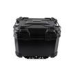 Motorcycle Rear Case 45L Water Resistant with Theft Proof Lock System Universal Motorcycle Tail Trunk Box Black