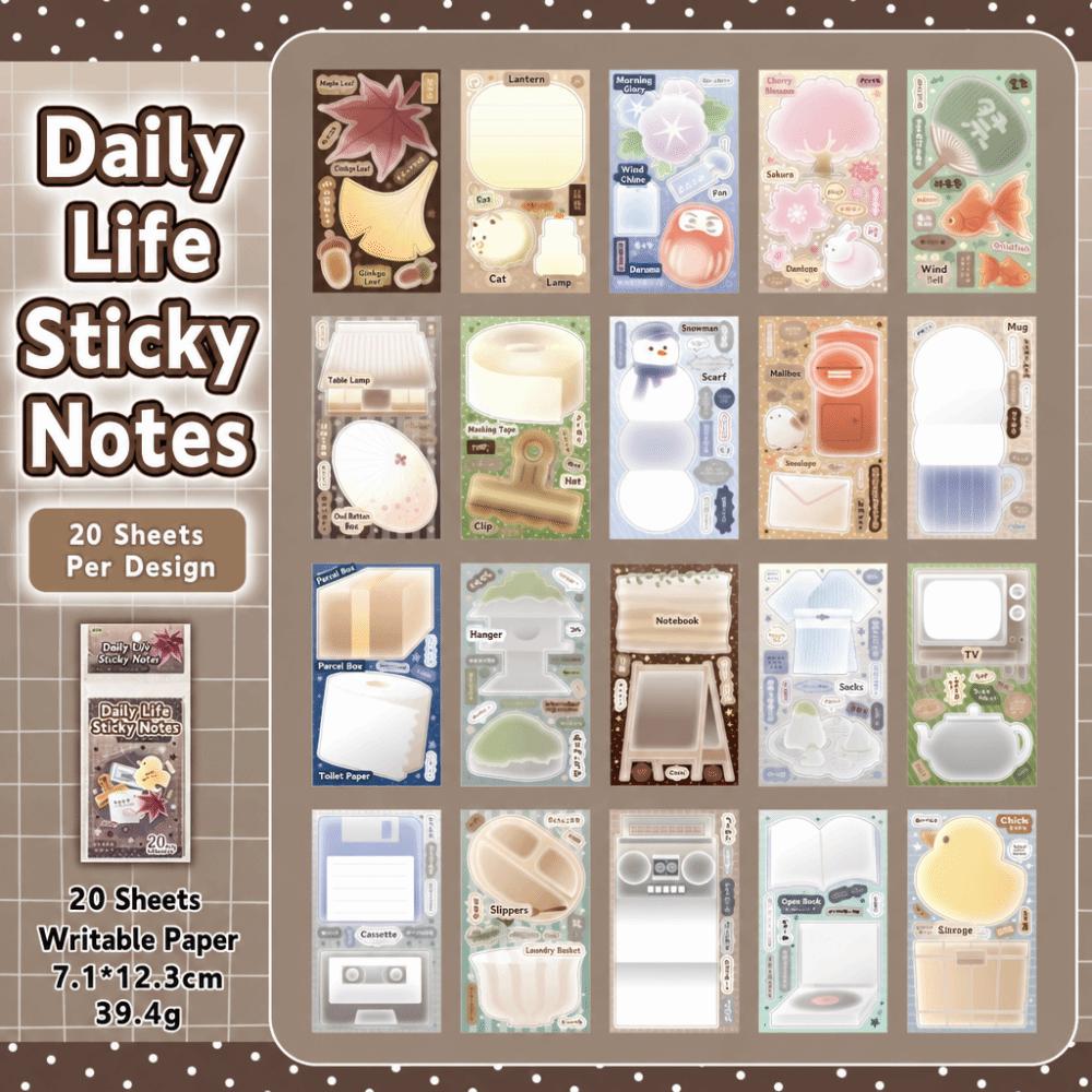 Writable Blank Label Decals Daily Food Design Food Label Stickers  Journal Planning Collage A
