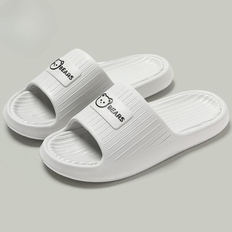 Unisex's Non-Slip EVA Slipper Striped Casual Summer Slippers for Home, Beach, Bathroom and Outdoor Comfortable Open-Toe Slippers