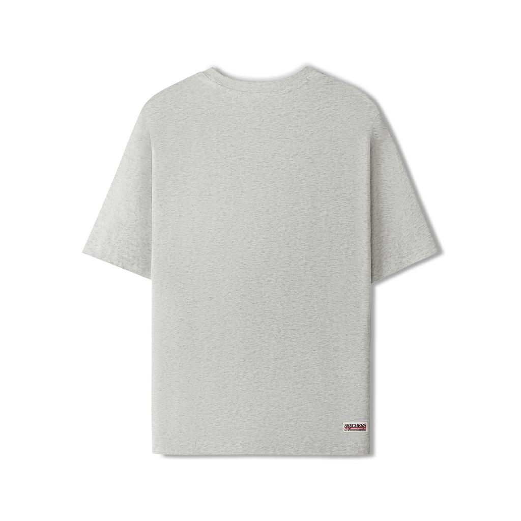 Skechers T-shirt Unisex Jasnoszary Melanż L225U117-0248