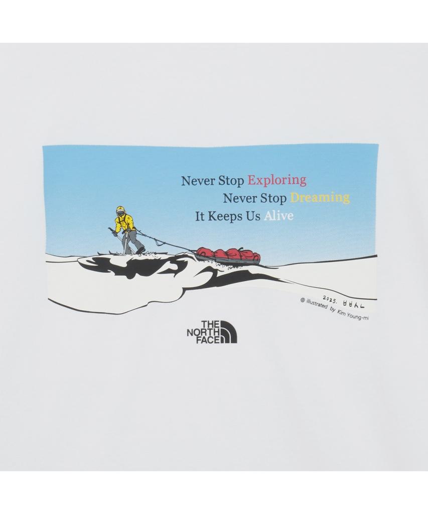 Noseupeiseu Nt7Us63B Men'S 69 Days Expedition Short Sleeve T-Shirt 2 White