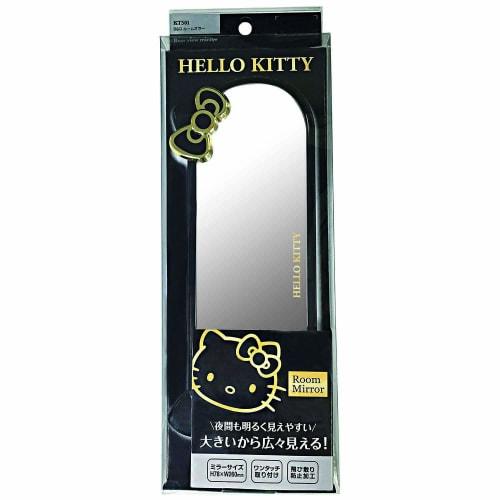 SEIWA Car Interior Mirror Hello Kitty B&G KT501 Silver Mirror 260mm