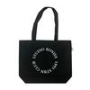 Circle Round Typo Eco Shoulder Bag Black