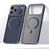 Luxury Matte Hybrid Magnetic Phone Case For iPhone 17 Pro Max 17 Pro 17 Air Translucent Alloy Lens Frame Shockproof Hard Cover
