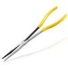 LEONTOOL Extra Long Nose Hose Mechanic Long Nose Pliers with Serrated for Hose Car Precision Machine Vise Convenient Hand Tool Pliers, Pliers, Pliers,