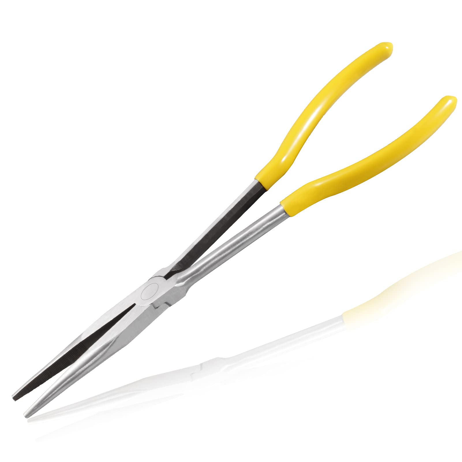 

LEONTOOL Extra Long Nose Hose Mechanic Long Nose Pliers with Serrated for Hose Car Precision Machine Vise Convenient Hand Tool Pliers, Pliers, Pliers, жёлтый