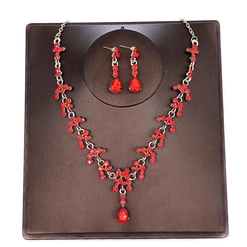 Korean Style Bridal Jewelry Set - Crown, Headband, Earrings, Necklace, & Hair Accessories for Wedding Dresses.