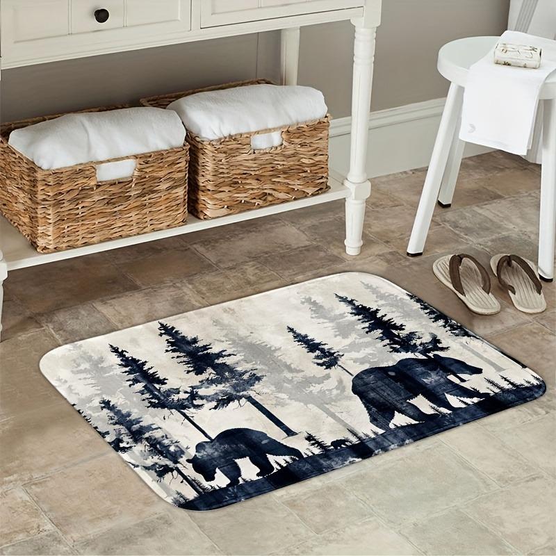 1PC Dog Pattern Kitchen Rugs Non-Slip Home Door Mats Pop Design Bathroom Rug Bath Mat Carpet for Home Sink Laundry Decor