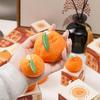Large DIY Creative Ugly Orange Scented Candle for Desktop Decoration