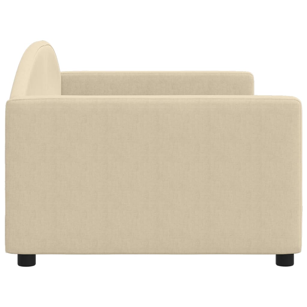 Daybed Cream 90x200 cm Fabric