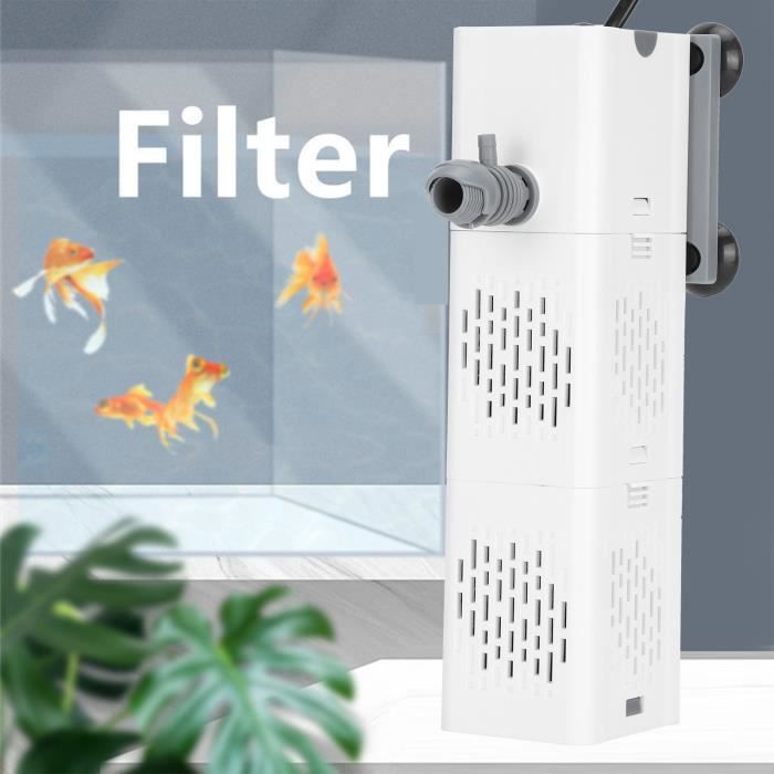 Filtre d'aquarium - ZY - ZY-N61 - Silencieux - 4 en 1 - 500L/H