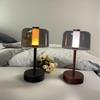 Cordless Retro Table Lamp Dimmable Touch Sensor LED Reading Lamp Wireless Lighting USB Rechargeable Metal Night Light