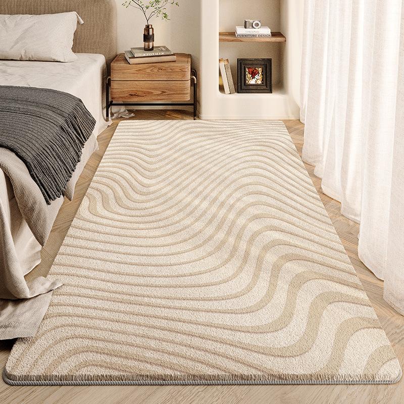 Household Imitation Cashmere Carpet Bedroom Bedside Cool Non-slip Floor Mat Bay Window Cushion Bedside Blanket