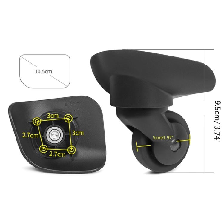 Replacement Luggage Box Wheels 360 Degree Spinner Repair Kit Heavy Duty Wheels