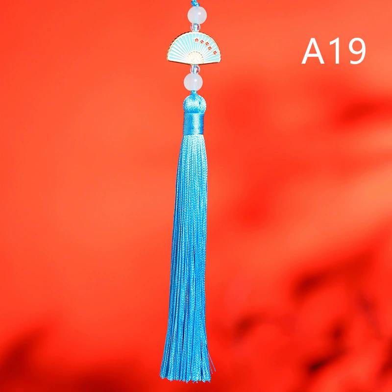 5Pcs Fan Tassels Bookmark Tassels Silky Handmade Soft Craft Tassels With Loops For Diy Crafts Jewelry Making Party Decor
