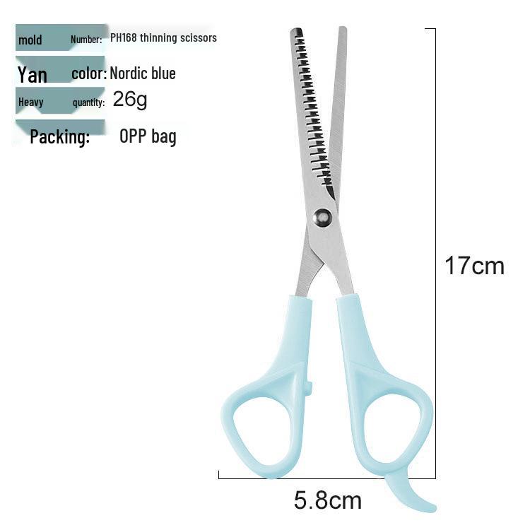 Bangs Haircutting & Styling Scissors Set - Stainless Steel Shears & Thinning Tools