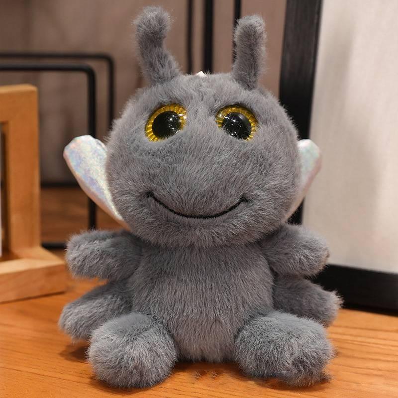 Entzückender Plüsch Libellen Schlüsselanhänger Weiches Spielzeug Niedliches Stofftier Buddy für Geschenke