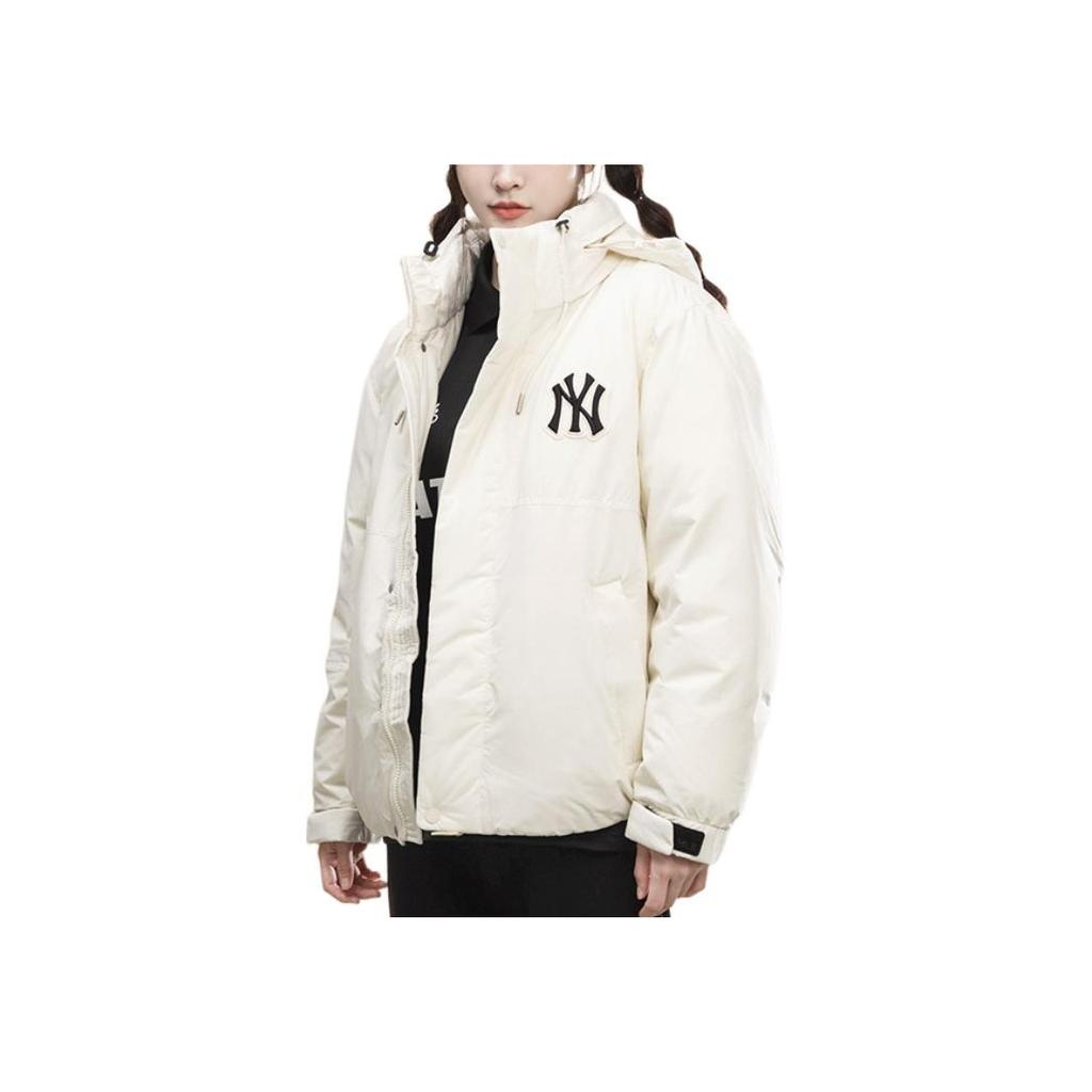 New MLB Basic Series Down Jacket Cropped Men's White 3ADJB1126-50CRS