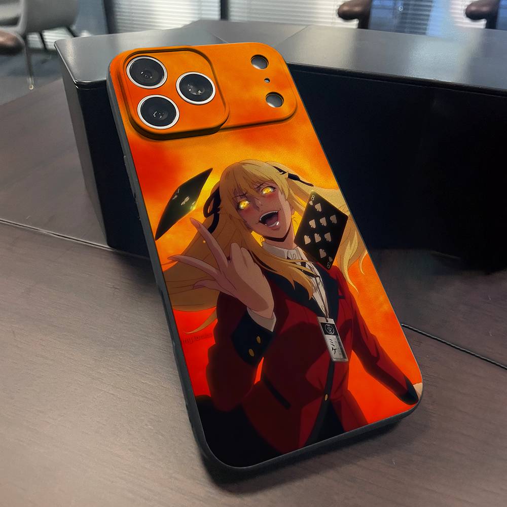 Yumeko Jabami K-Kakegurui Phone Case For iPhone 15,16,12,13,14,11,17,Pro,Max,Plus,E,Air,Mini TPU Cover