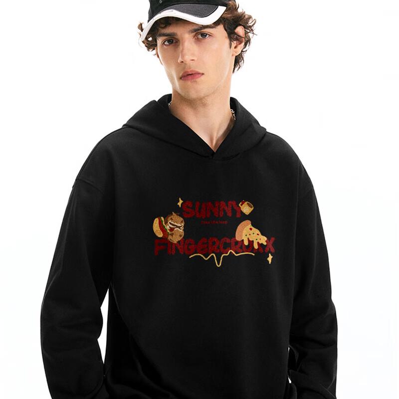 Fingercroxx Unisex Schweres Fleece Kapuzensweatshirt