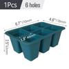 Silicone 4/6/12 Cell Seed Starting Tray Reusable Indoor Garden Nursery Box Seedling Pot Plants Propagation Germination Container