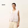 Sketch Men's Collarless Sleeveless Vest