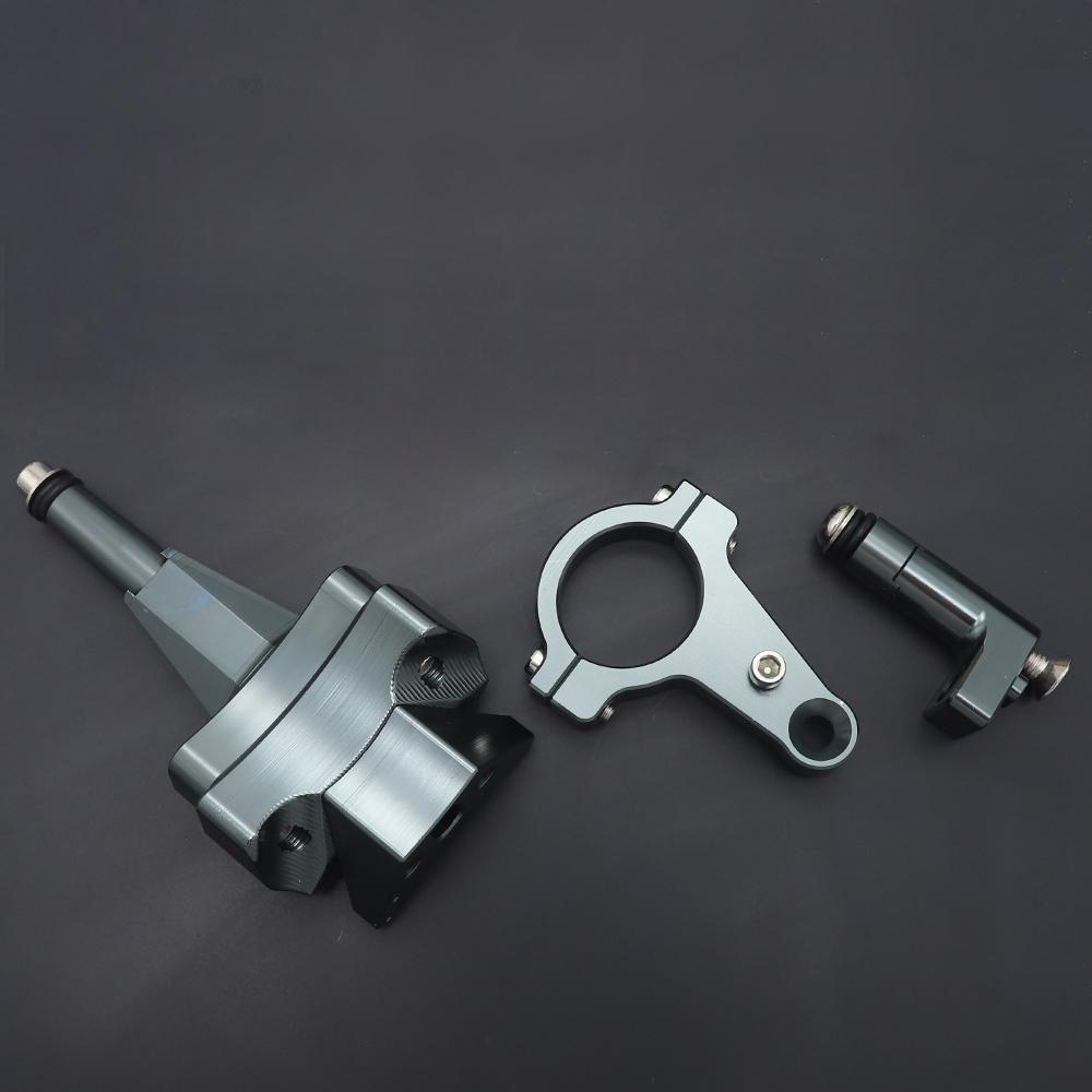 Ninja 400 2018 - 2022 CNC adjustable steering stabilizer steering damper mounting bracket Motocross kit for kawasaki ninja 400