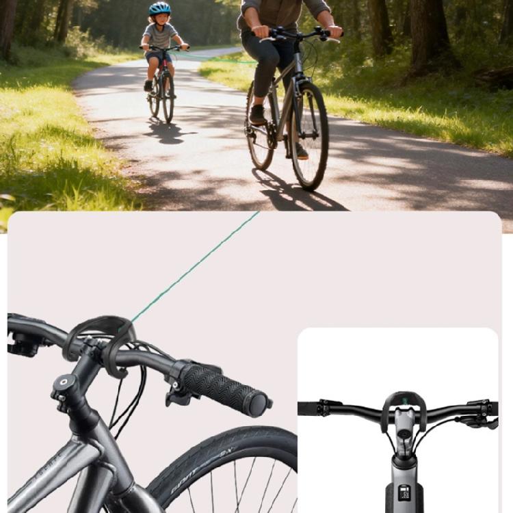 Outdoor Bicycles Pull Rope Cycling Tractions Leash for Child Retractable Bicycles Trailer for Kids Bicycles Tow Systems