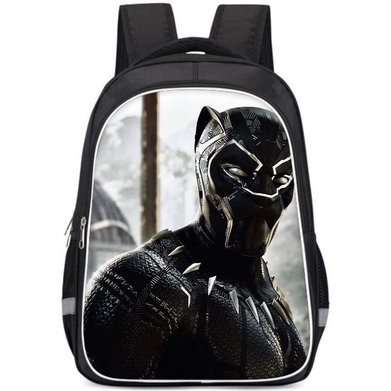 Large Capacity Lightweight Black Panther Kids Backpack For Boys And Girls School Use