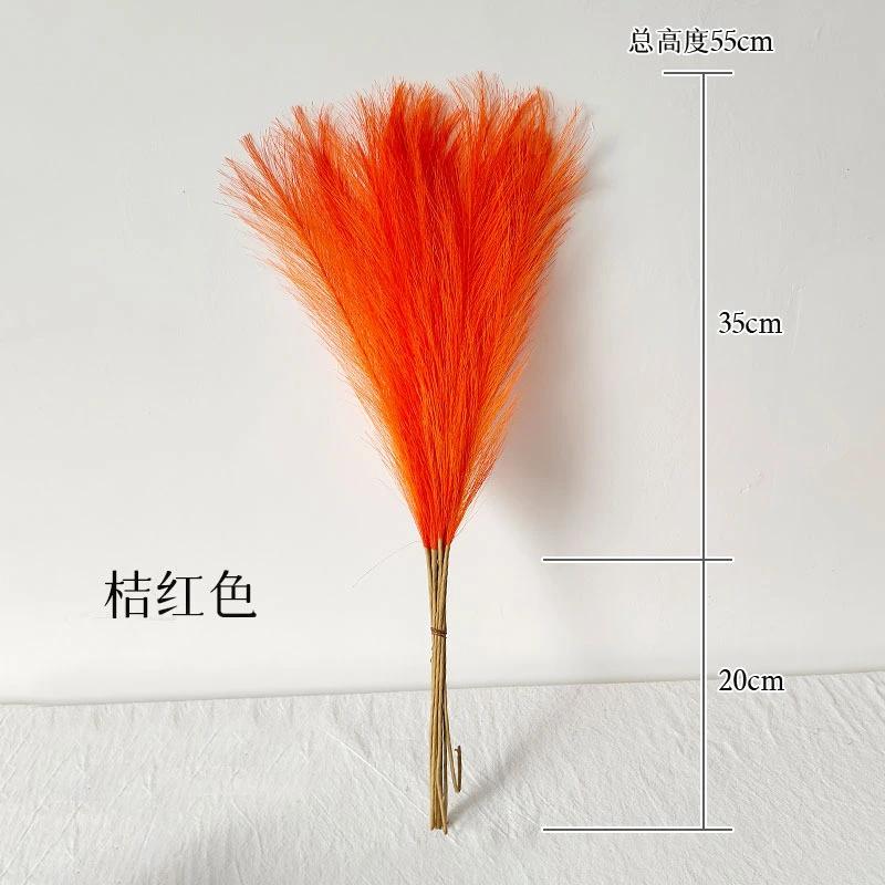 Top Quality Pampas Grass Imitation Reeds for Home Window Decor Wedding Supplies New Arrival Window Decorative Reeds
