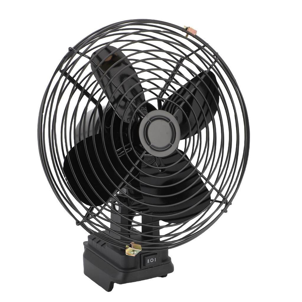 Cordless Jobsite Fan Fit for BL1840 Battery Portable 35W 4000RPM 8in Iron Blades 2 USB Ports Construction Site Outdoor