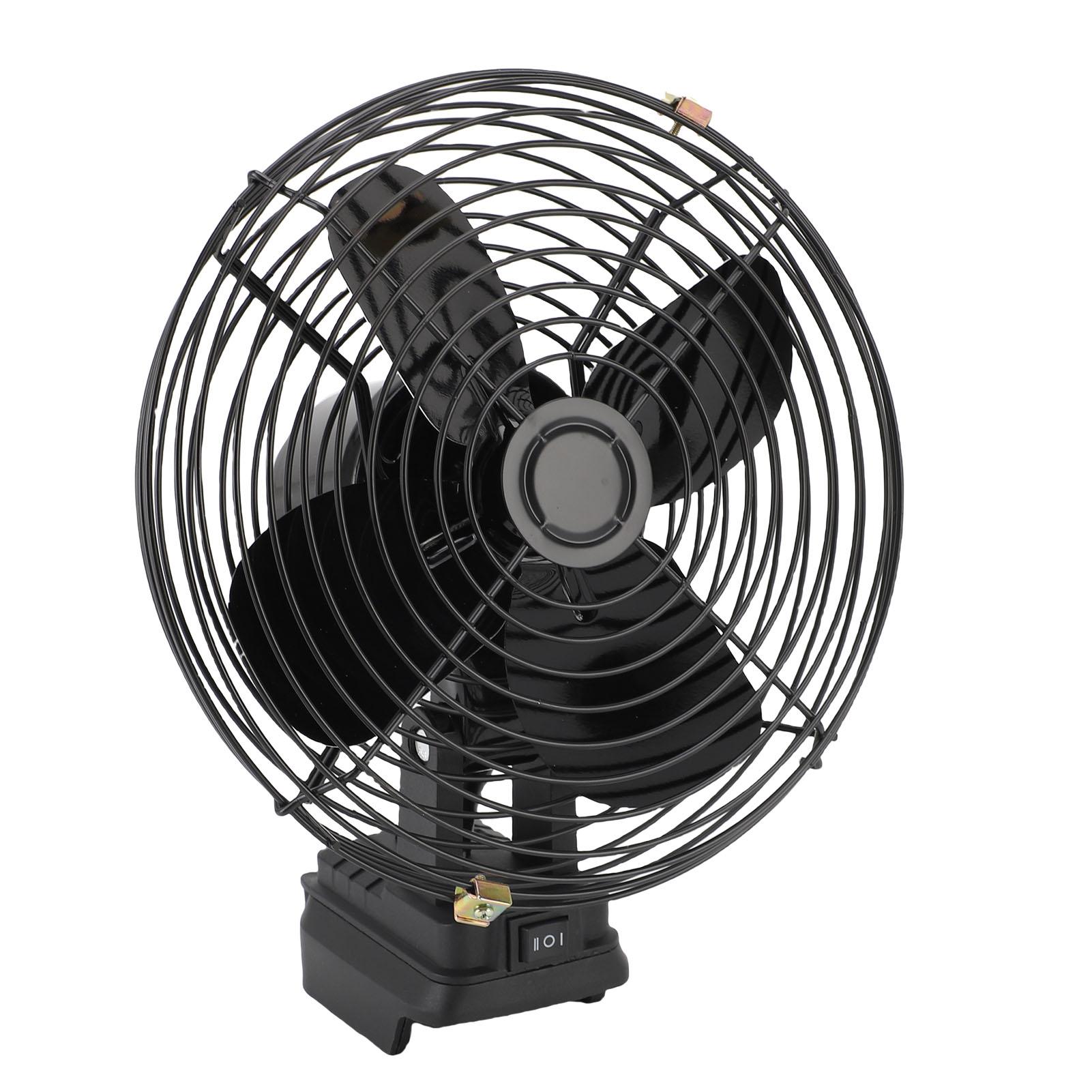 

Cordless Jobsite Fan Fit for BL1840 Battery Portable 35W 4000RPM 8in Iron Blades 2 USB Ports Construction Site Outdoor