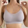 Women Seamless Wireless Bralette Bra Padded Tops U-Shaped Back Sports Tube Top Breathable Crop Lingerie Underwear Bras