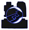 CARLUX-BLUE Car Mats For: Honda Civic VII 5 Doors (2001-1007)